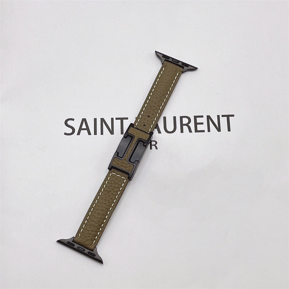 Pallaband ™️ Fine Edge Litchi H Magnetic Buckle Strap - ANI-TECH
