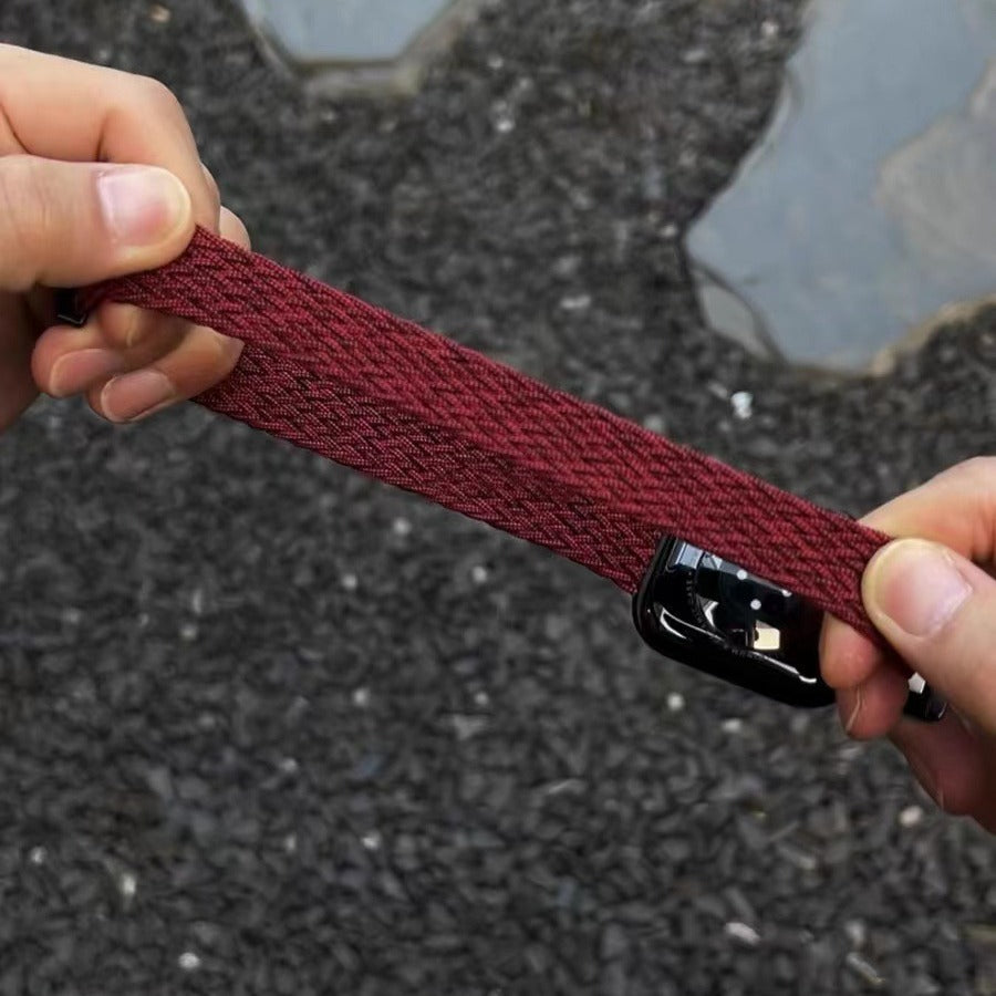 PallaBand Simple Textured Nylon Braided Magnetic Strap (iWatch) - ANI-TECH