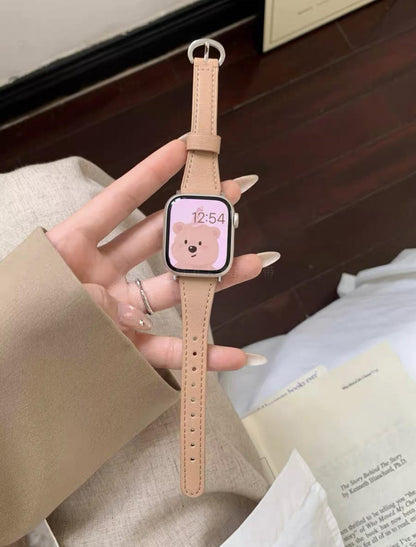 Small Horseshoe Buckle Delicate Leather Strap - ANI-TECH