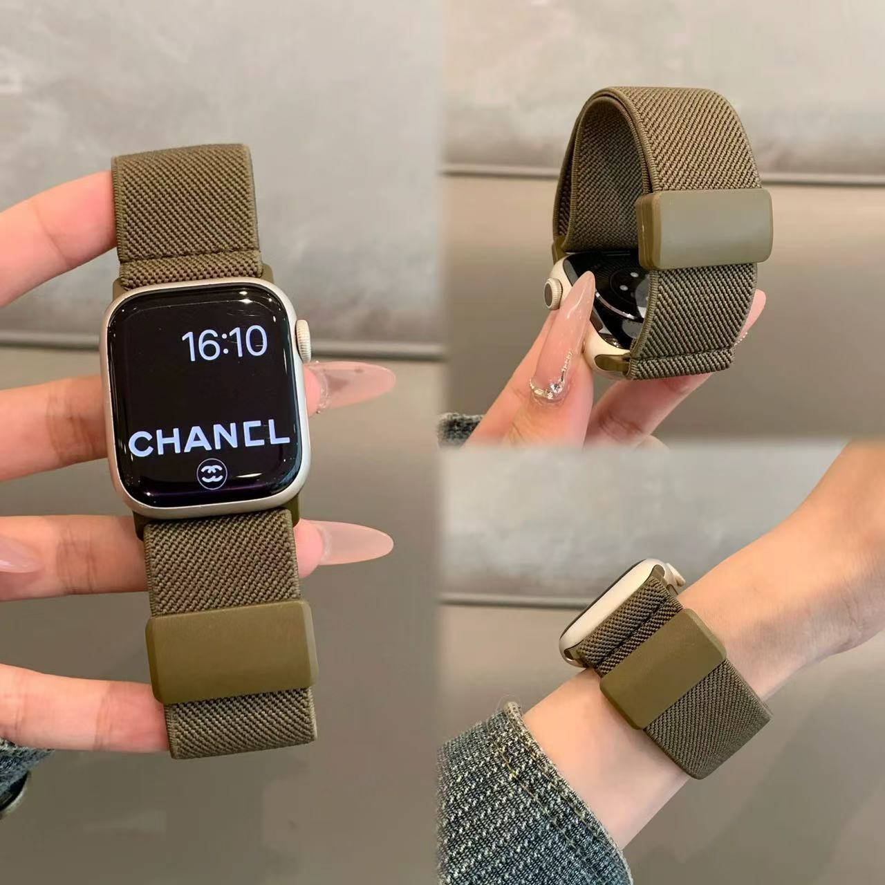 PallaBand Nylon Braided Magnetic Buckle Strap (iWatch) - ANI-TECH