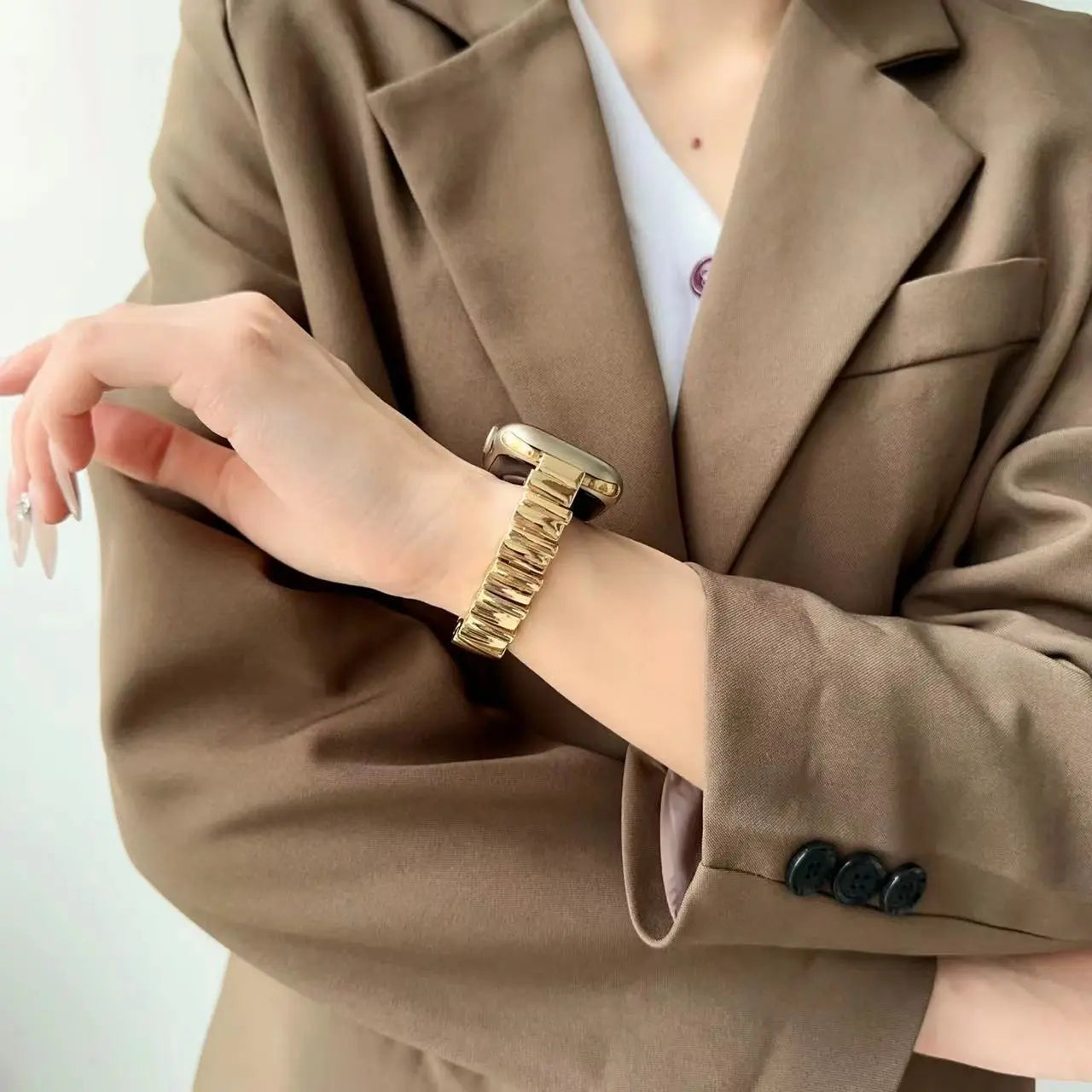 PallaBand Creative Irregular Metal Square Strap (iWatch) - ANI-TECH
