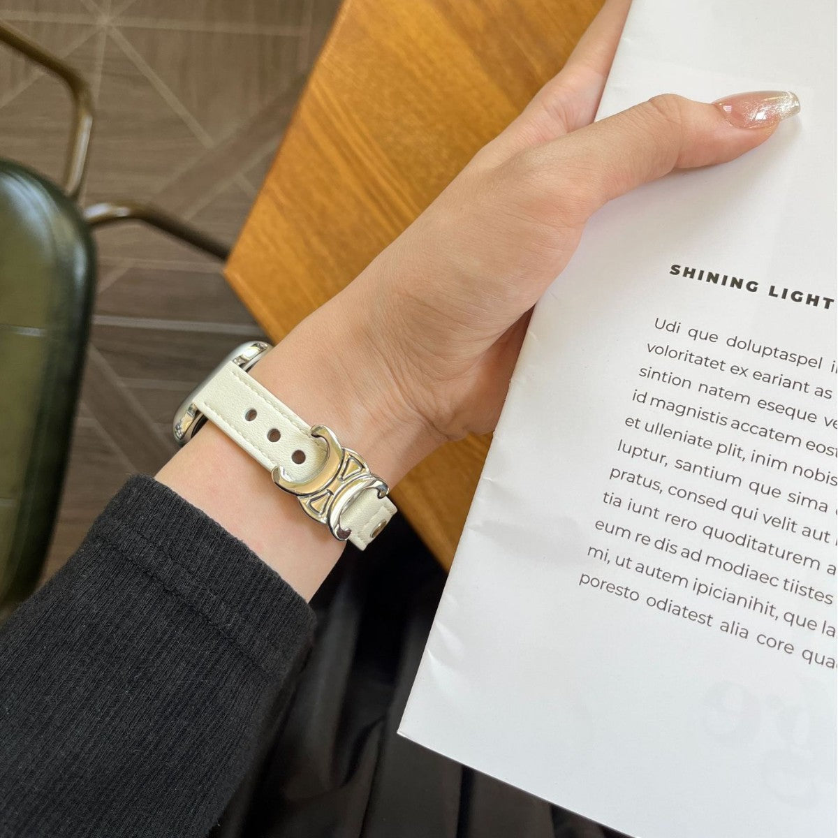 PallaBand's new Arc de Triomphe leather strap (iWatch) - ANI-TECH