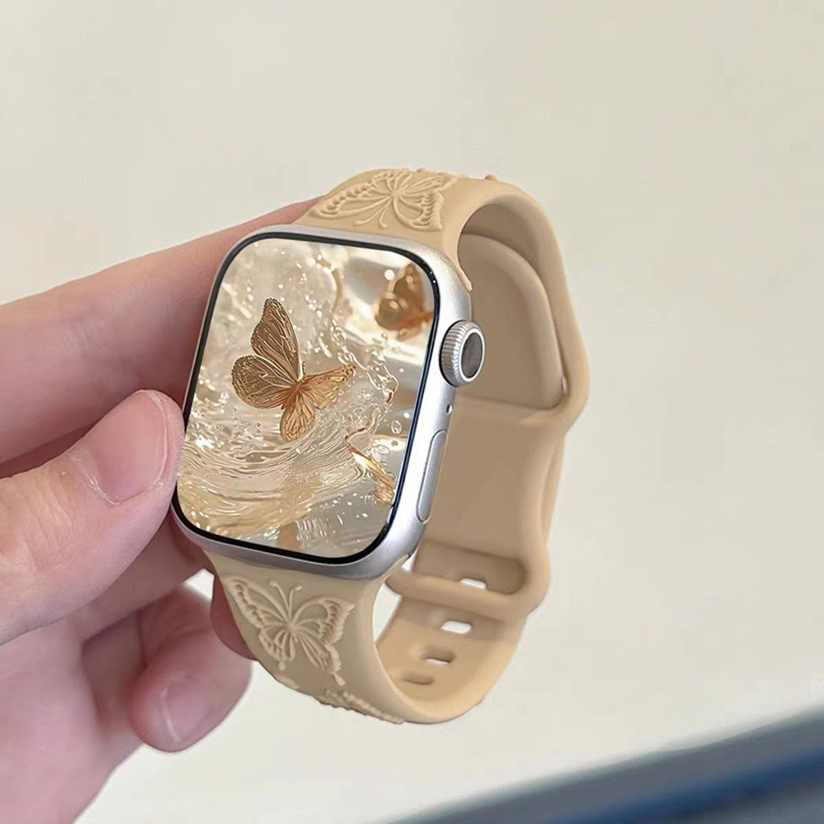 PallaBand Silicone Butterfly Strap Rose Girl (iwatch) - ANI-TECH