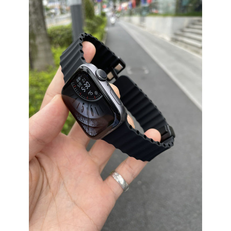 PallaBand Marine Breathable Silicone Magnetic Strap (For iWatch) - ANI-TECH