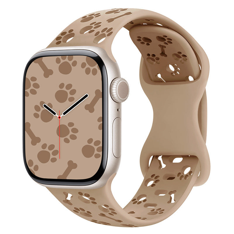 PallaBand silicone spring and summer new dog paw hollow strap (iwatch) - ANI-TECH