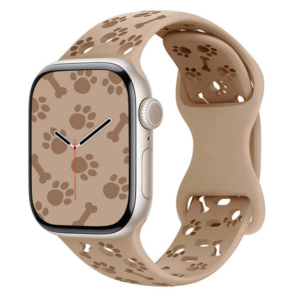 PallaBand silicone spring and summer new dog paw hollow strap (iwatch) - ANI-TECH