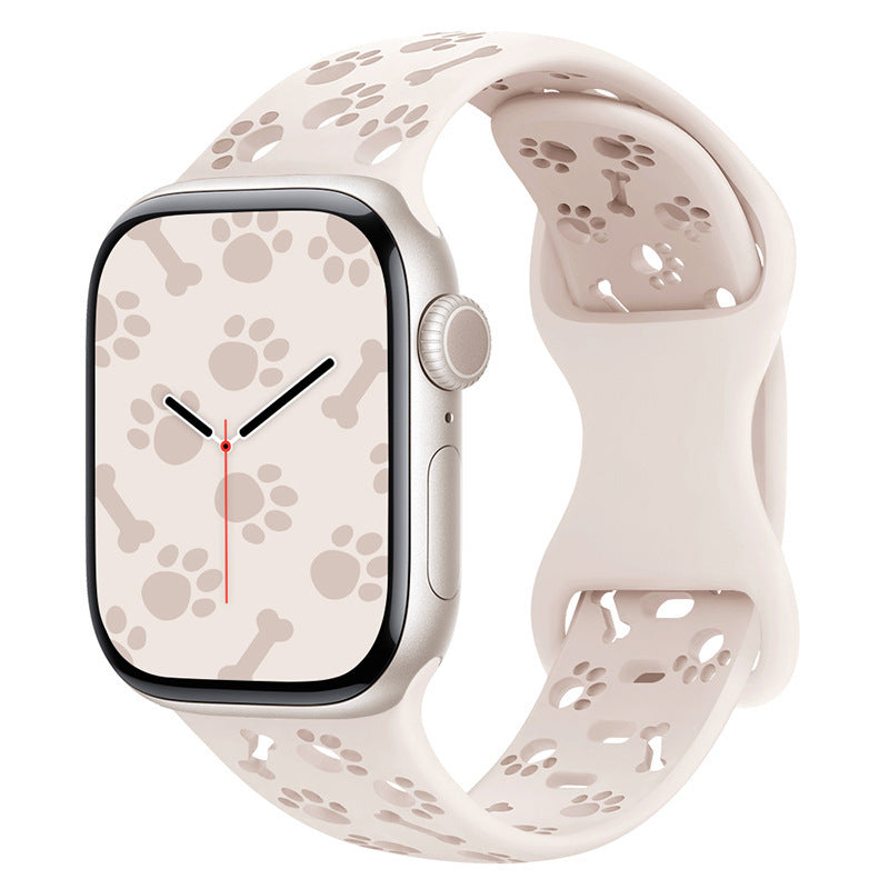 PallaBand silicone spring and summer new dog paw hollow strap (iwatch) - ANI-TECH
