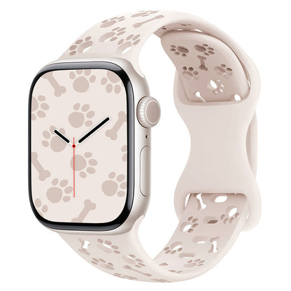 PallaBand silicone spring and summer new dog paw hollow strap (iwatch) - ANI-TECH