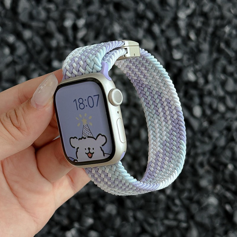 PallaBand Braided Magnetic Strap Ultra Apple Watch iwatch10 Stretch Nylon - ANI-TECH