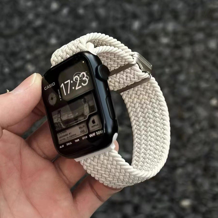 PallaBand Simple Textured Nylon Braided Magnetic Strap (iWatch) - ANI-TECH
