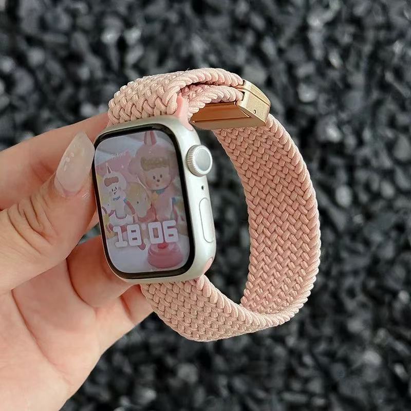 PallaBand Braided Magnetic Strap Ultra Apple Watch iwatch10 Stretch Nylon - ANI-TECH