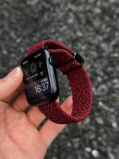 PallaBand Simple Textured Nylon Braided Magnetic Strap (iWatch) - ANI-TECH