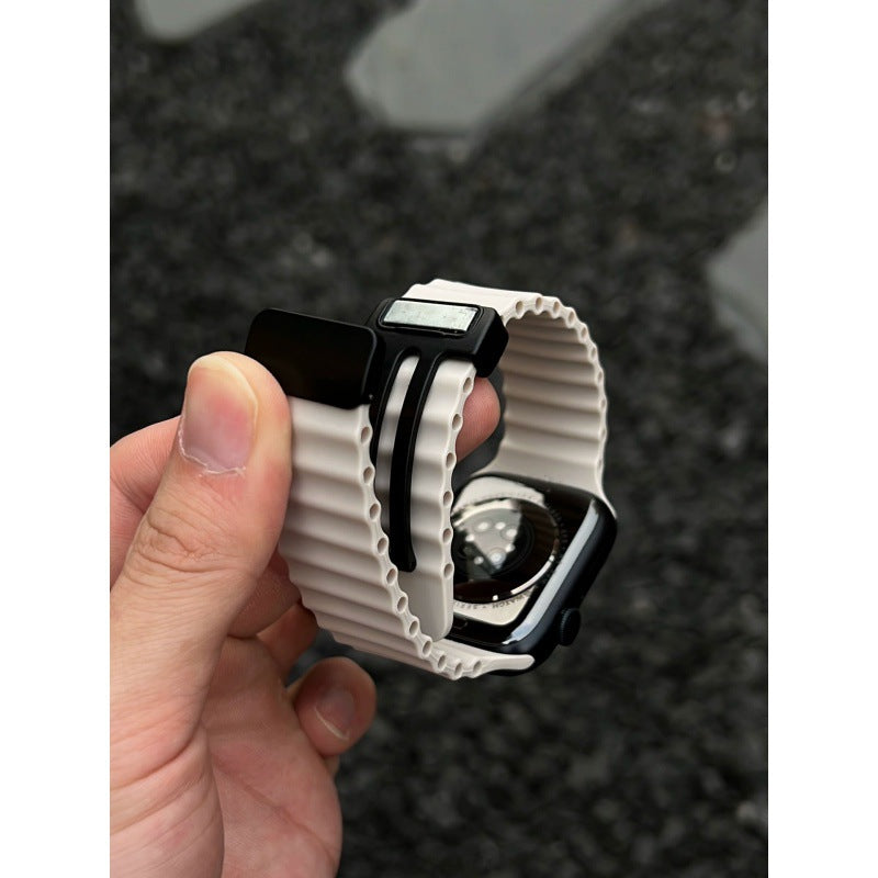 PallaBand Marine Breathable Silicone Magnetic Strap (For iWatch) - ANI-TECH