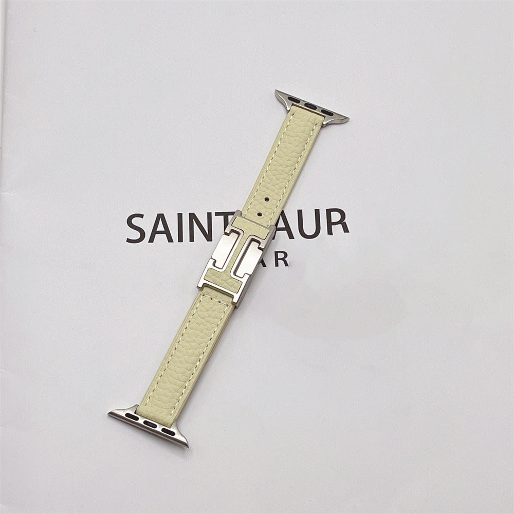 Pallaband ™️ Fine Edge Litchi H Magnetic Buckle Strap - ANI-TECH
