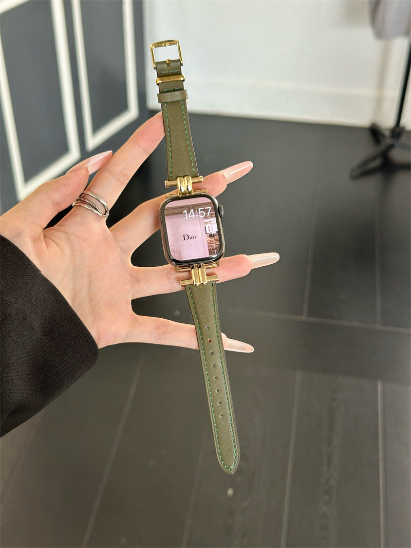 PallaBand Arc de Triomphe Vintage Leather Strap (iWatch) - ANI-TECH