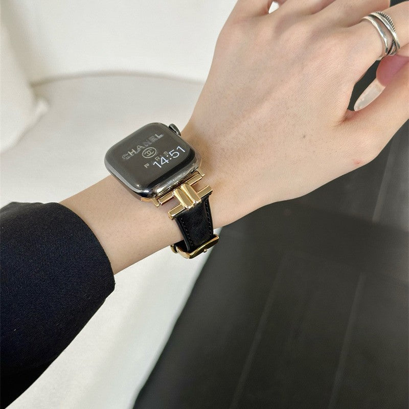 PallaBand Arc de Triomphe Vintage Leather Strap (iWatch) - ANI-TECH
