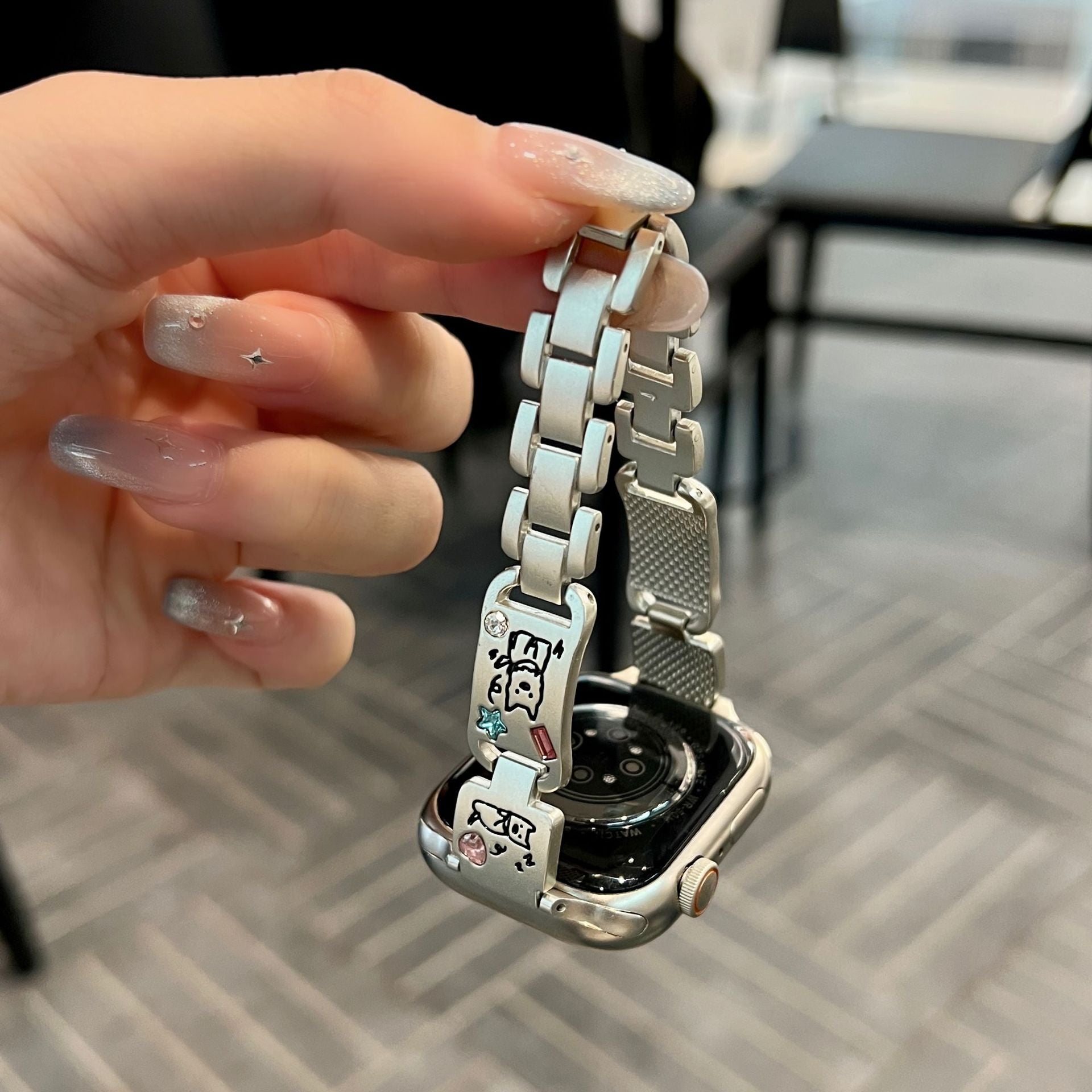 PallaBand Diamond Cute Puppy Metal Strap (iwatch) - ANI-TECH