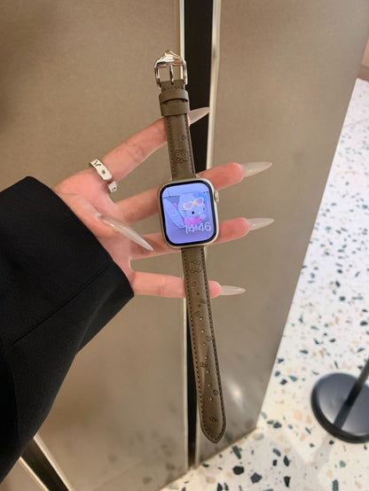 PallaBand Cute KT Cat Leather Fine Strap (iWatch) - ANI-TECH
