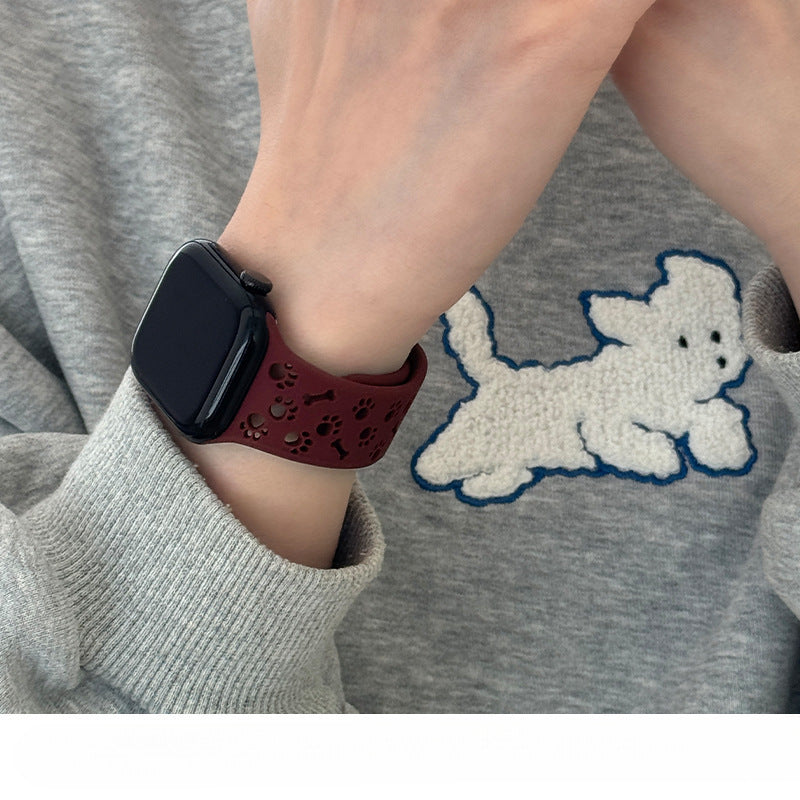PallaBand silicone spring and summer new dog paw hollow strap (iwatch) - ANI-TECH