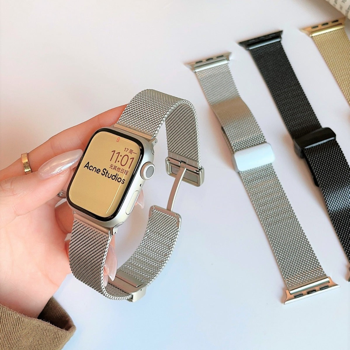 PallaBand Milanese Magnetic Buckle Strap (iWatch) - ANI-TECH