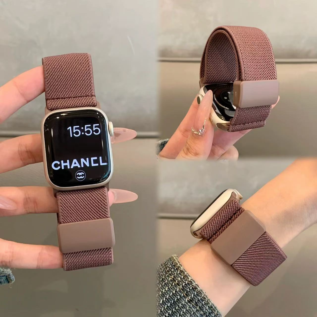 PallaBand Nylon Braided Magnetic Buckle Strap (iWatch) - ANI-TECH