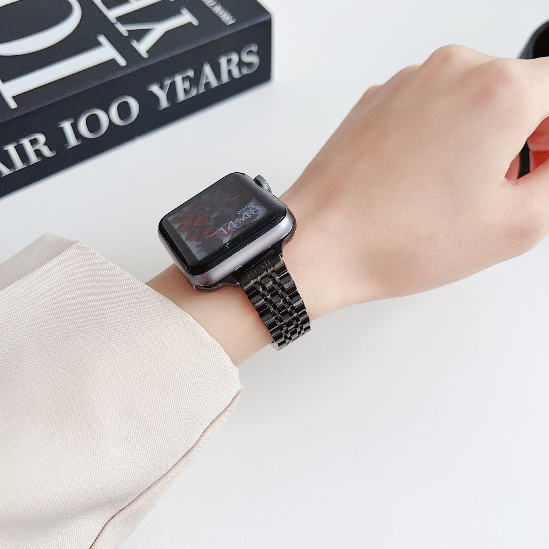 PallaBand Fine Seven Bead Metal Strap (iWatch) - ANI-TECH