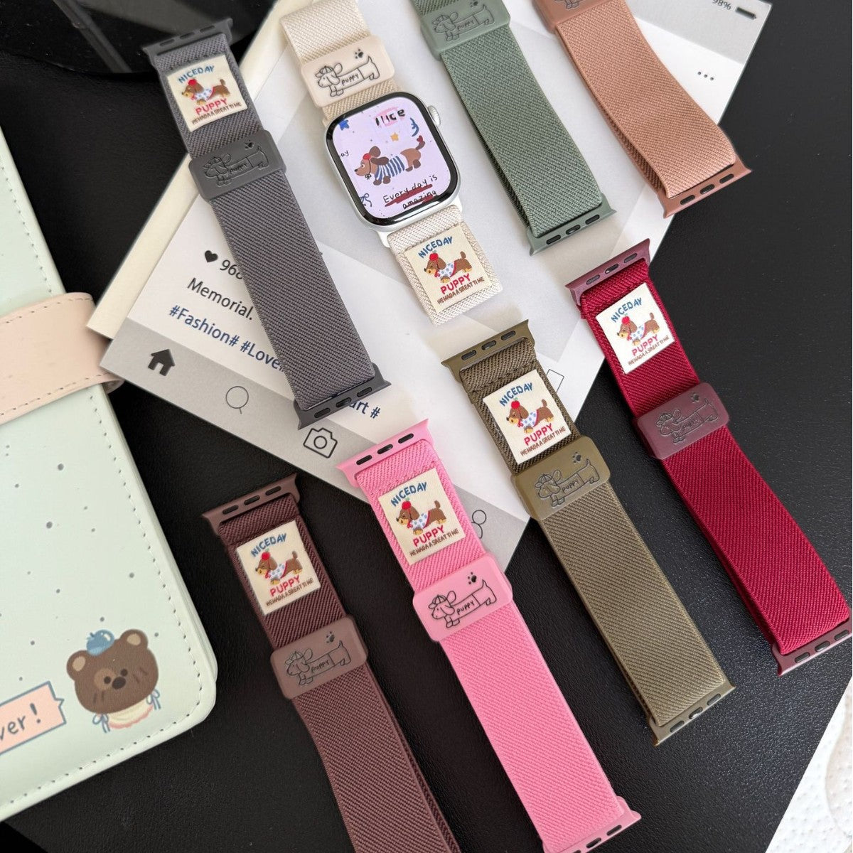 PallaBand Sausage Graffiti Nylon Magnetic Strap (iWatch) - ANI-TECH