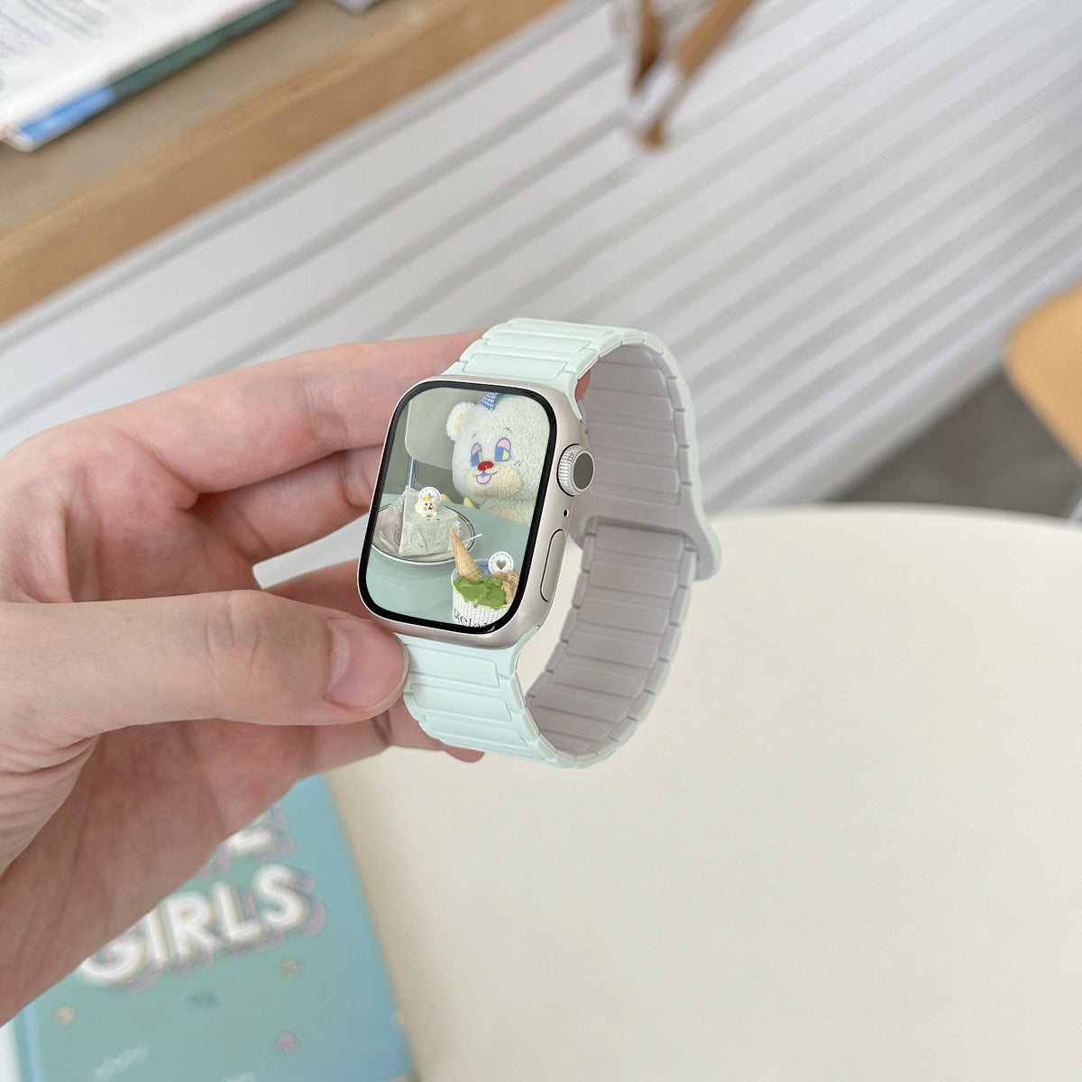 PallaBand Light Mint Series Braided Silicone (iWatch) - ANI-TECH
