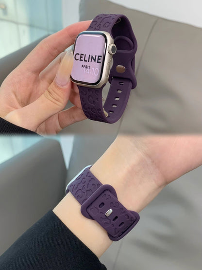 PallaBand Burgundy Silicone Cat Claw Strap - ANI-TECH