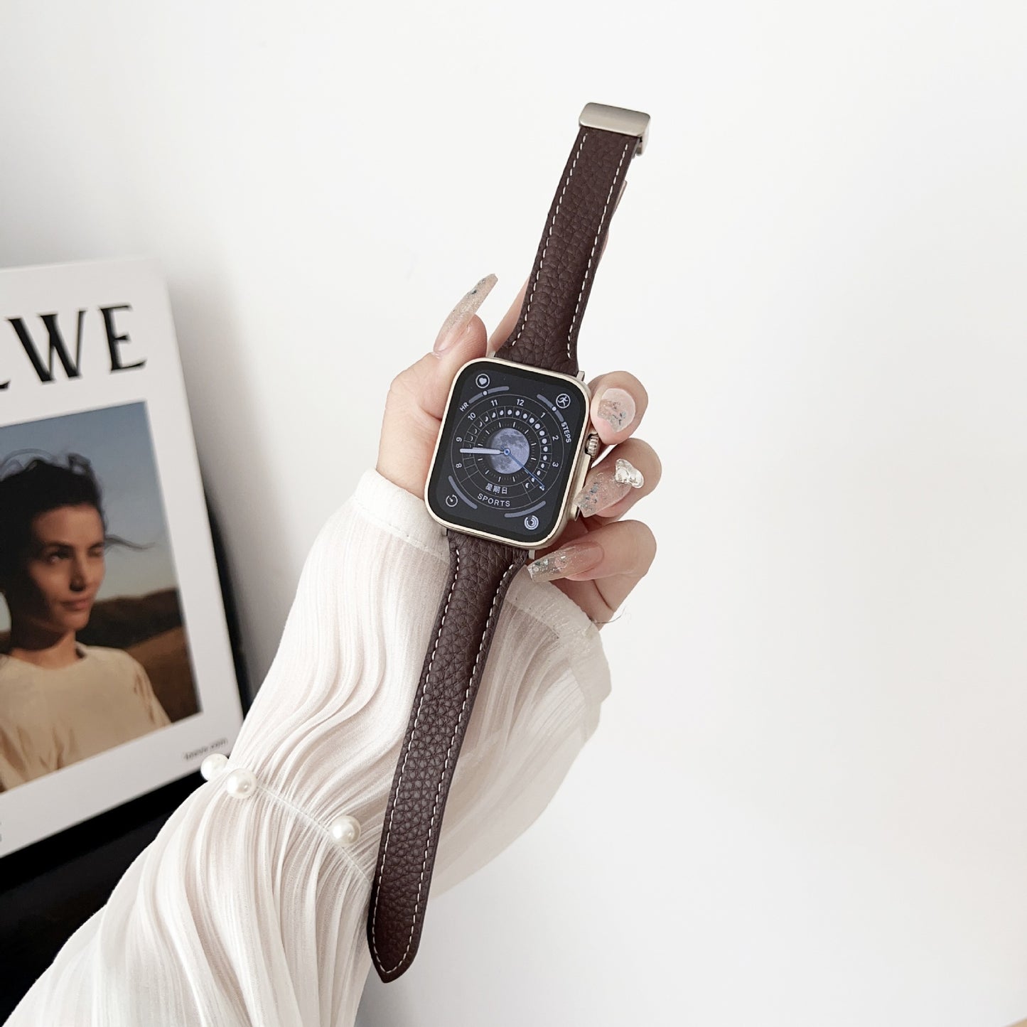 Soft Litchi Grain Magnetic Buckle Strap - ANI-TECH