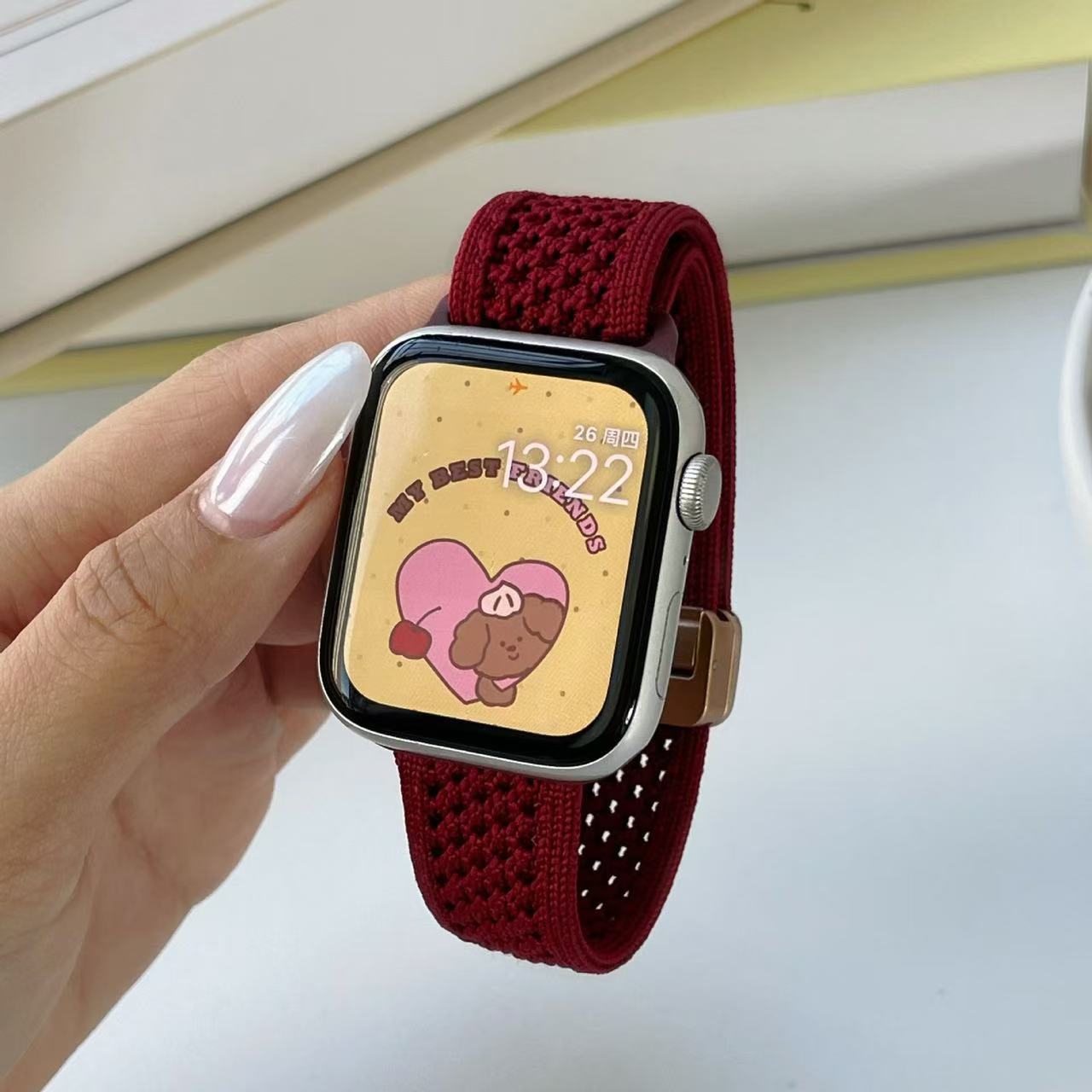 Double Loop Knitted Magnetic Buckle Strap - ANI-TECH