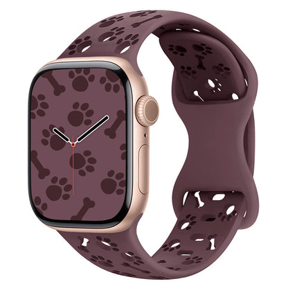 PallaBand silicone spring and summer new dog paw hollow strap (iwatch) - ANI-TECH