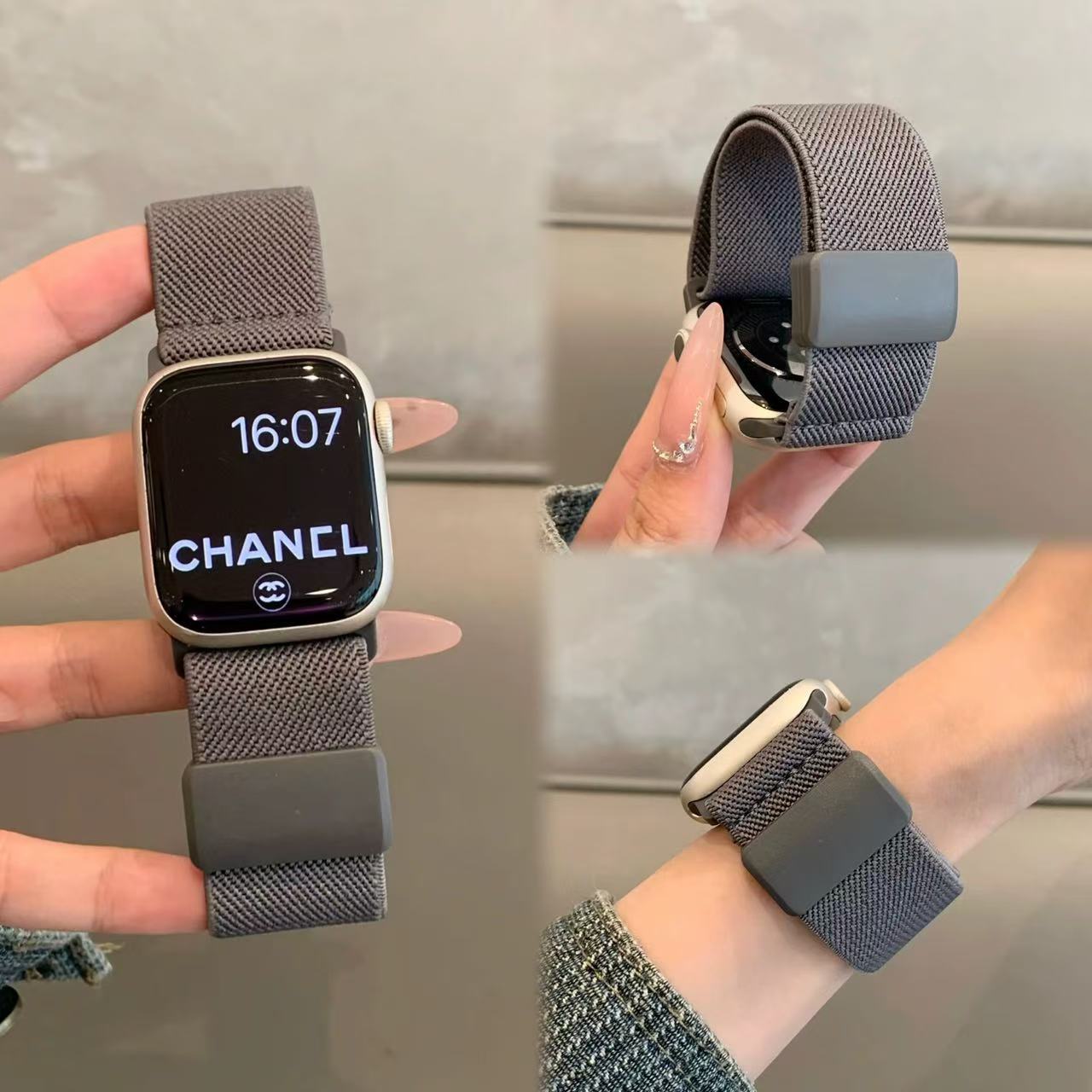 PallaBand Nylon Braided Magnetic Buckle Strap (iWatch) - ANI-TECH