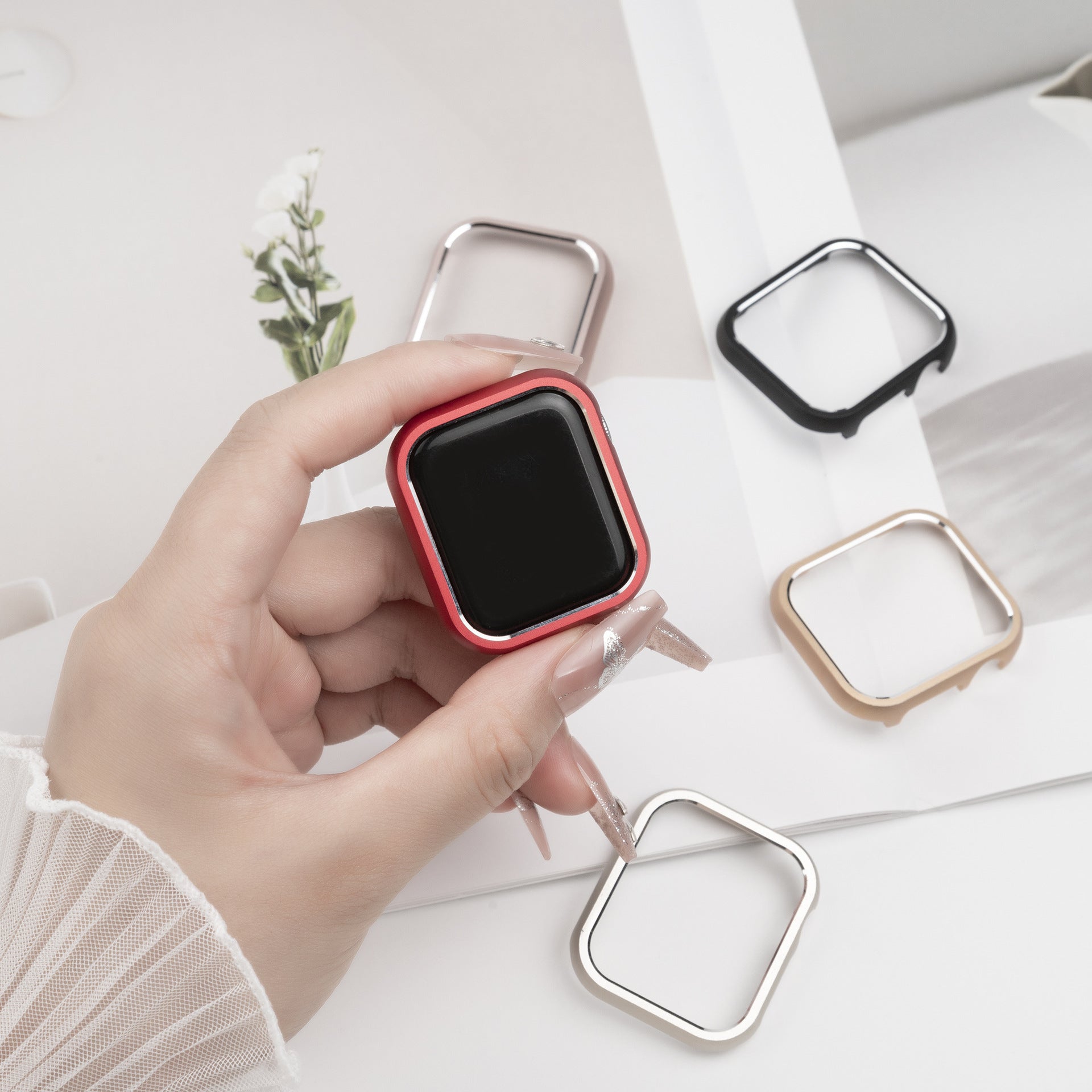 PallaBand Aluminum Alloy Metal Highlight Frame Watch Case (iwatch) - ANI-TECH