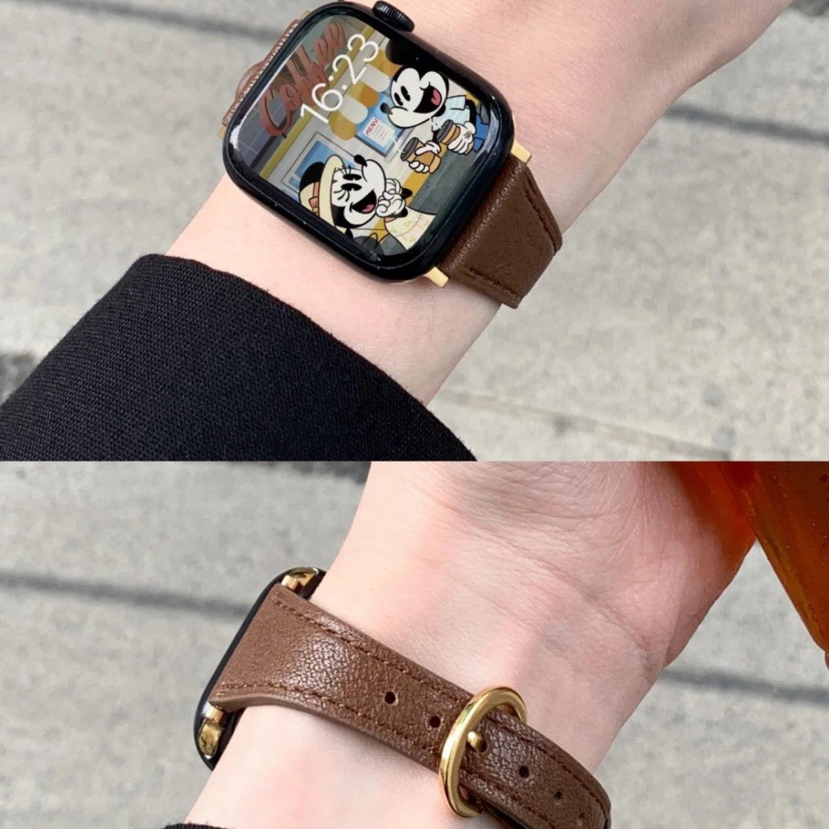 Small Horseshoe Buckle Delicate Leather Strap - ANI-TECH