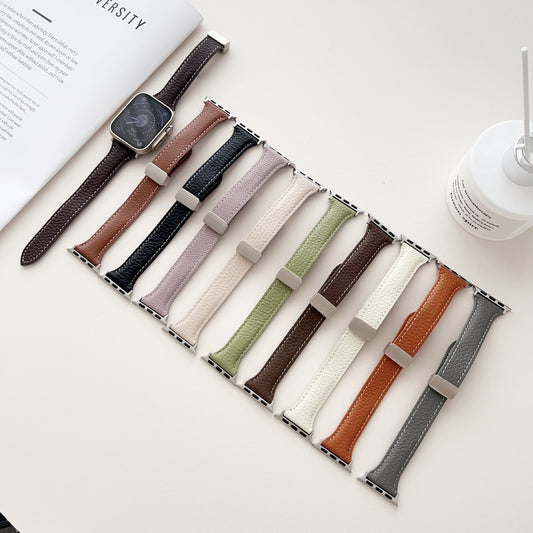 Soft Litchi Grain Magnetic Buckle Strap - ANI-TECH