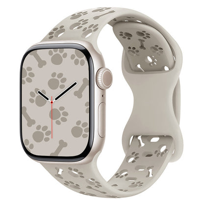 PallaBand silicone spring and summer new dog paw hollow strap (iwatch) - ANI-TECH