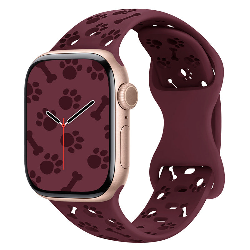 PallaBand silicone spring and summer new dog paw hollow strap (iwatch) - ANI-TECH