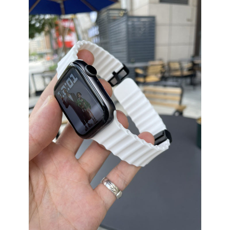 PallaBand Marine Breathable Silicone Magnetic Strap (For iWatch) - ANI-TECH