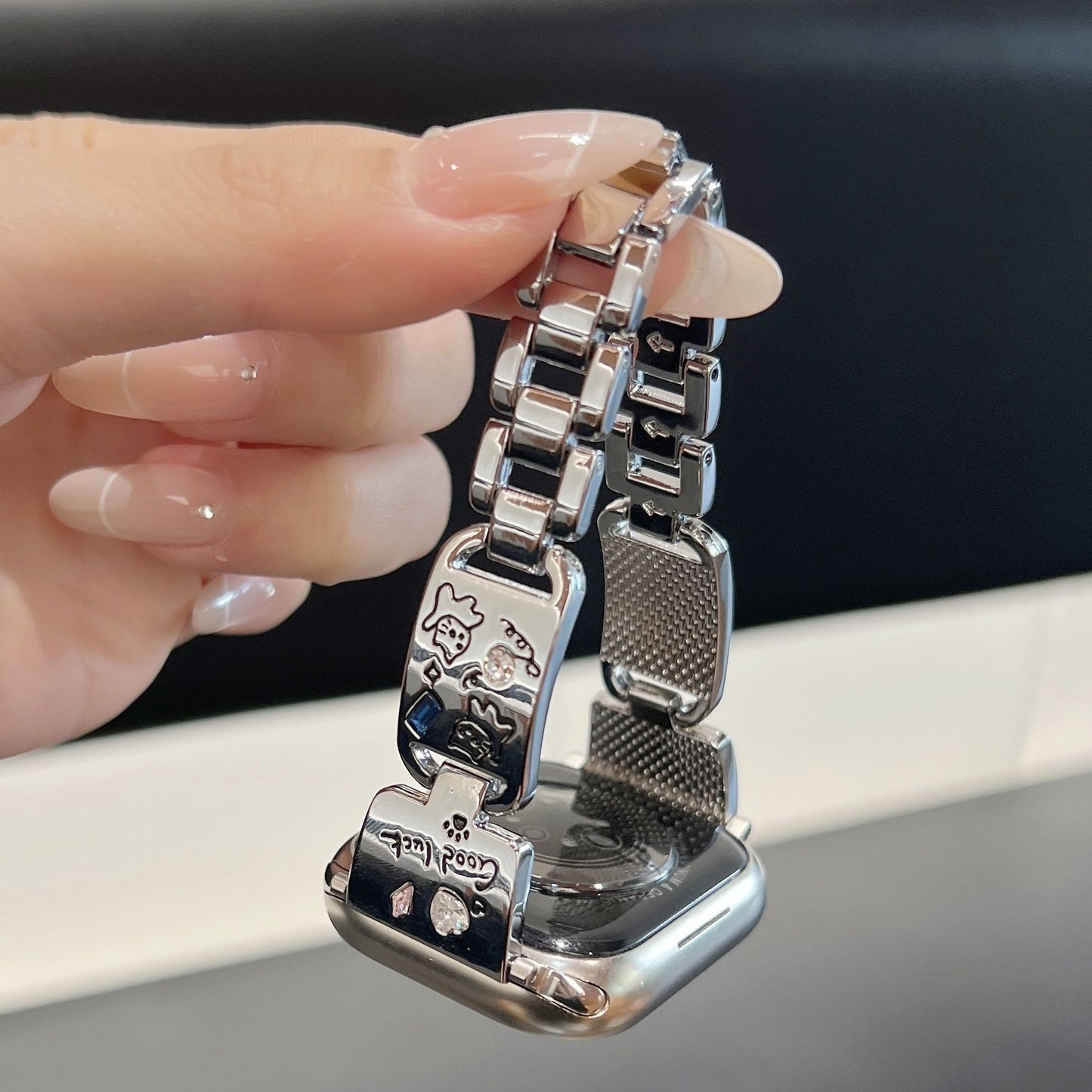 PallaBand Cute Cute Kitten Metal Strap (For iWatch) - ANI-TECH