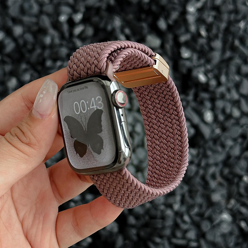 PallaBand Braided Magnetic Strap Ultra Apple Watch iwatch10 Stretch Nylon - ANI-TECH