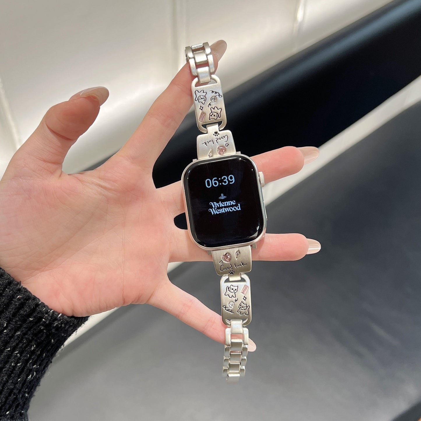 PallaBand Cute Cute Kitten Metal Strap (For iWatch) - ANI-TECH