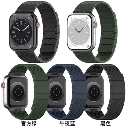 PallaBand Carbon Fiber Magnetic Apple Strap (For iWatch) - ANI-TECH