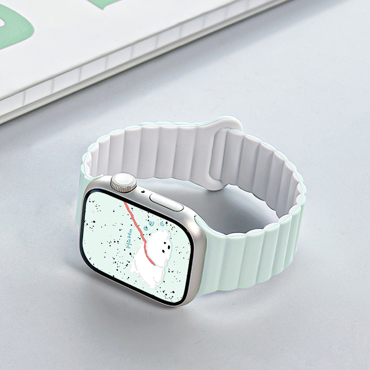 PallaBand Light Mint Series Braided Silicone (iWatch) - ANI-TECH