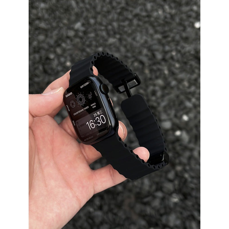 PallaBand Marine Breathable Silicone Magnetic Strap (For iWatch) - ANI-TECH