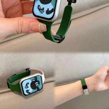 PallaBand Women's Fine Two-Tone Silicone Magnetic Buckle Watch Strap (iwatch) - ANI-TECH