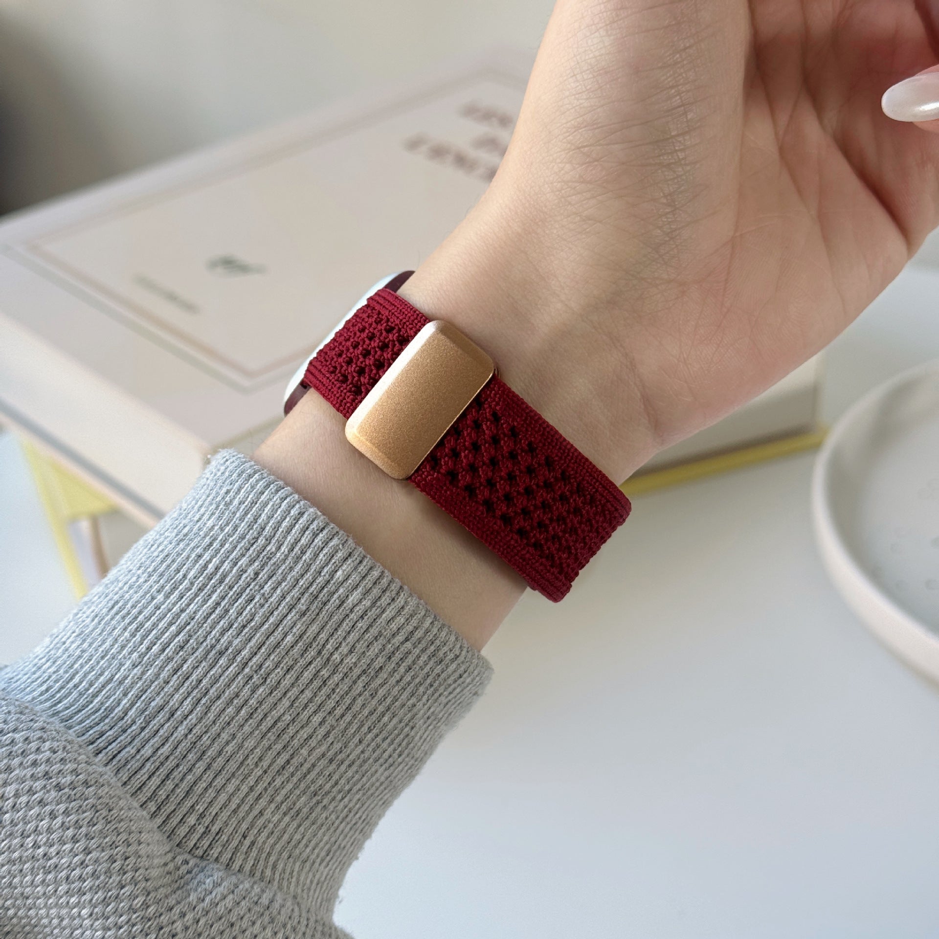 Double Loop Knitted Magnetic Buckle Strap - ANI-TECH