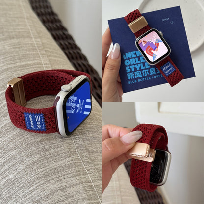 PallaBand Breathable Knitted Sports Label Magnetic Buckle Strap (iWatch) - ANI-TECH