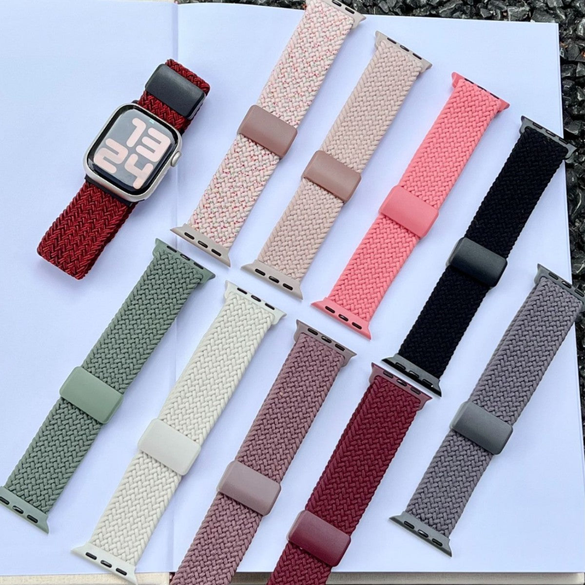 PallaBand Sports Nylon Braided Magnetic Buckle Strap (iWatch) - ANI-TECH