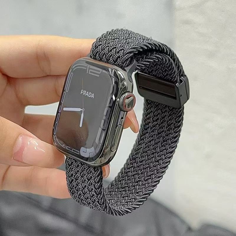 PallaBand Braided Magnetic Strap Ultra Apple Watch iwatch10 Stretch Nylon - ANI-TECH